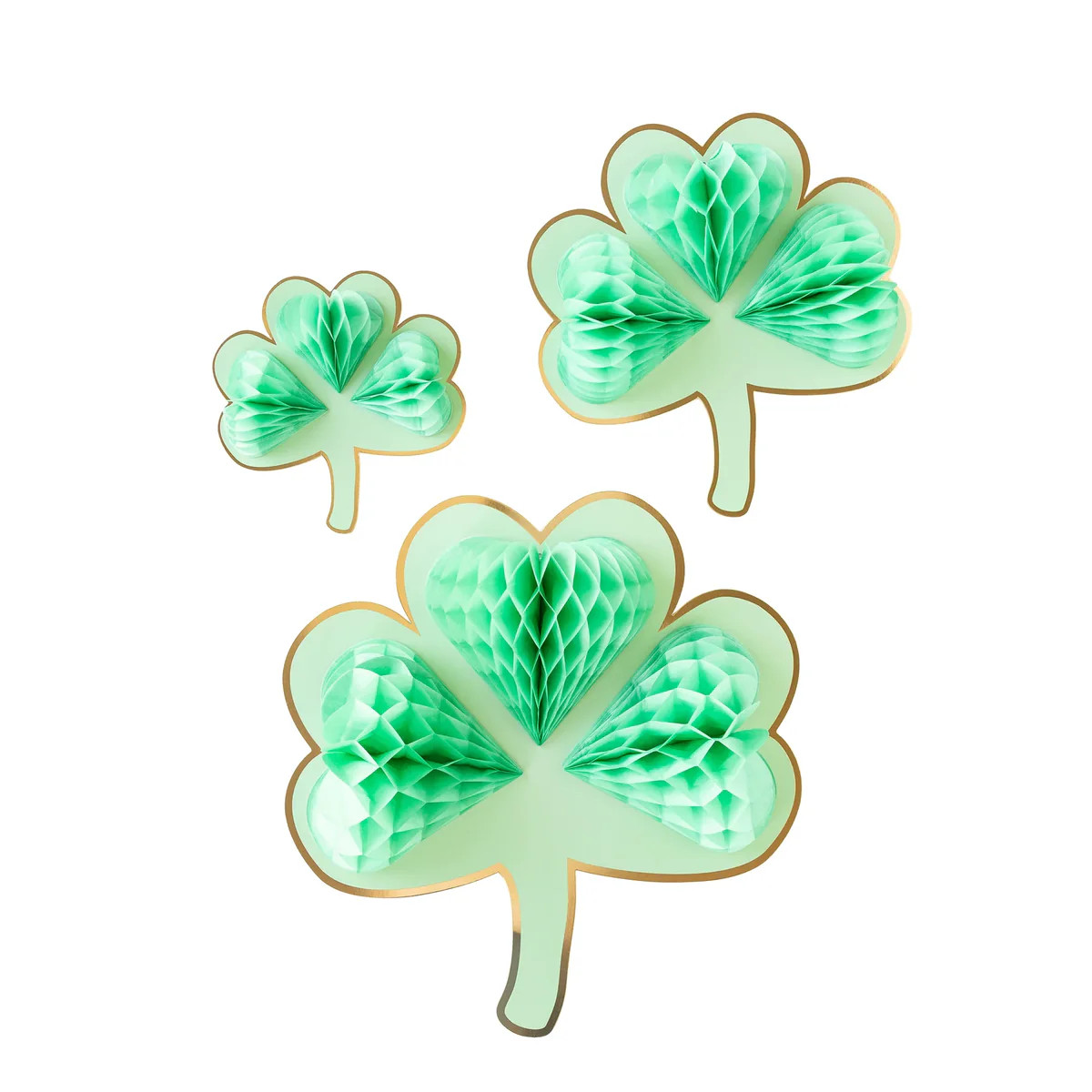 Hanging Shamrock Honeycomb | Get Gatherings