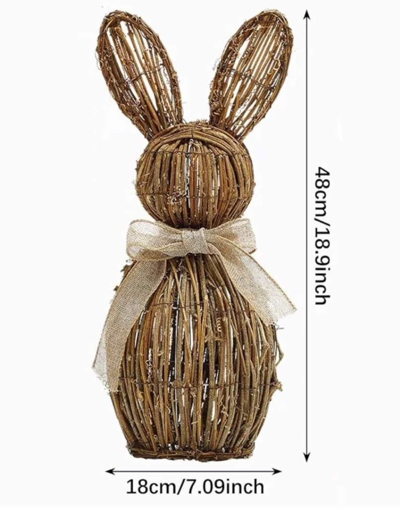 Rattan Easter Bunny - 2026 Season New 

#LTKHome #LTKSeasonal
