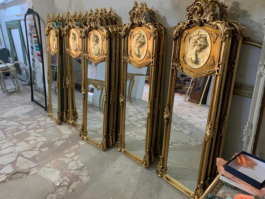 French Mirror, Baroque Mirror, French Mirror Wall, Antique French Style Wall Mirrors, Antique Fre... | Etsy (US)