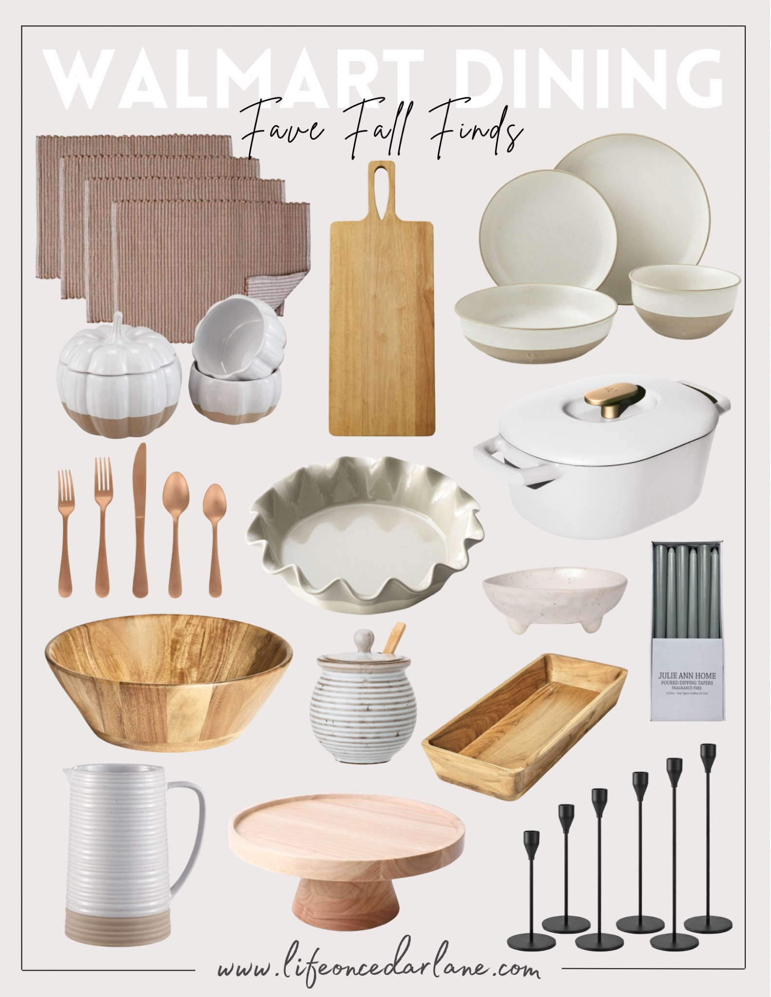 Walmart Fall Dining - snag these must have entertaining pieces for fall! So many pretty & affordable finds! 

#LTKhome #LTKunder50 #LTKSeasonal