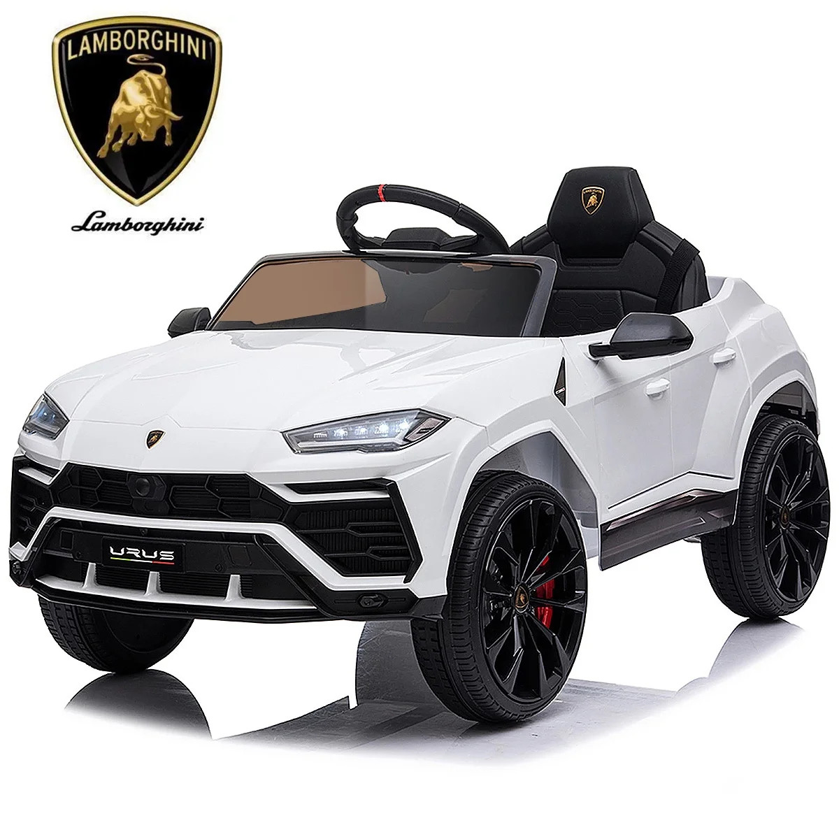 Lamborghini Urus 12V Electric Powered Ride on Car for Kids, with Remote Control, Foot Pedal, MP3 ... | Walmart (US)