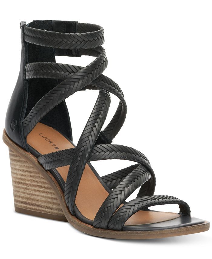 Lucky Brand Women's Lollyi Strappy Sandals & Reviews - Sandals - Shoes - Macy's | Macys (US)