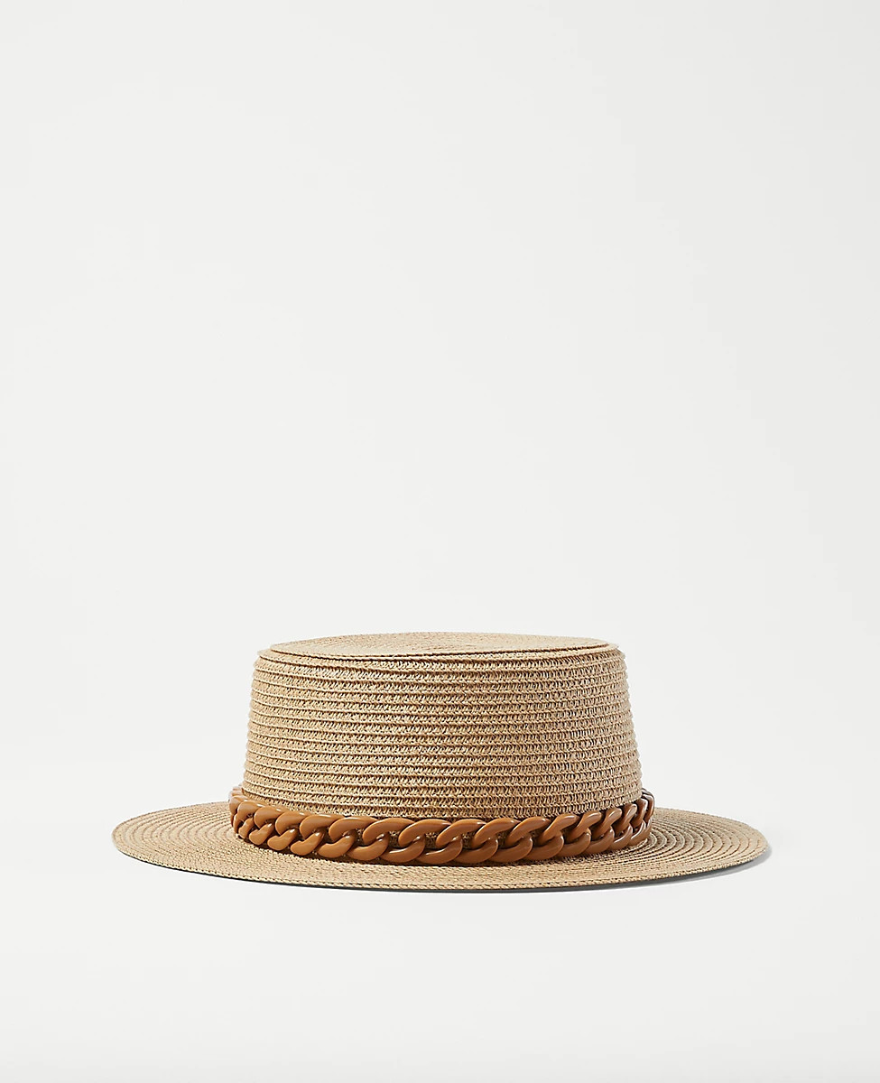 Chain Straw Hat | Ann Taylor (US)