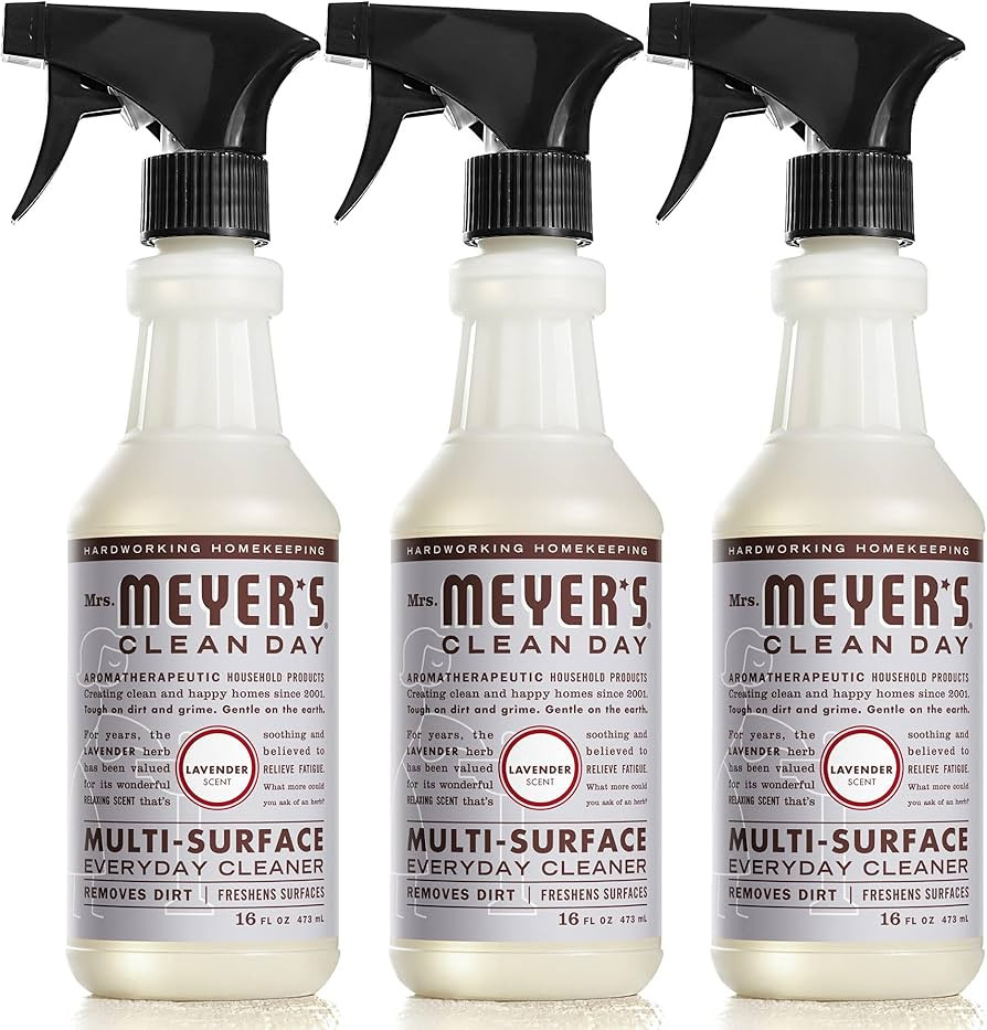Mrs. Meyer's All-Purpose Cleaner Spray, Lavender, 16 fl. oz - Pack of 3 | Amazon (US)