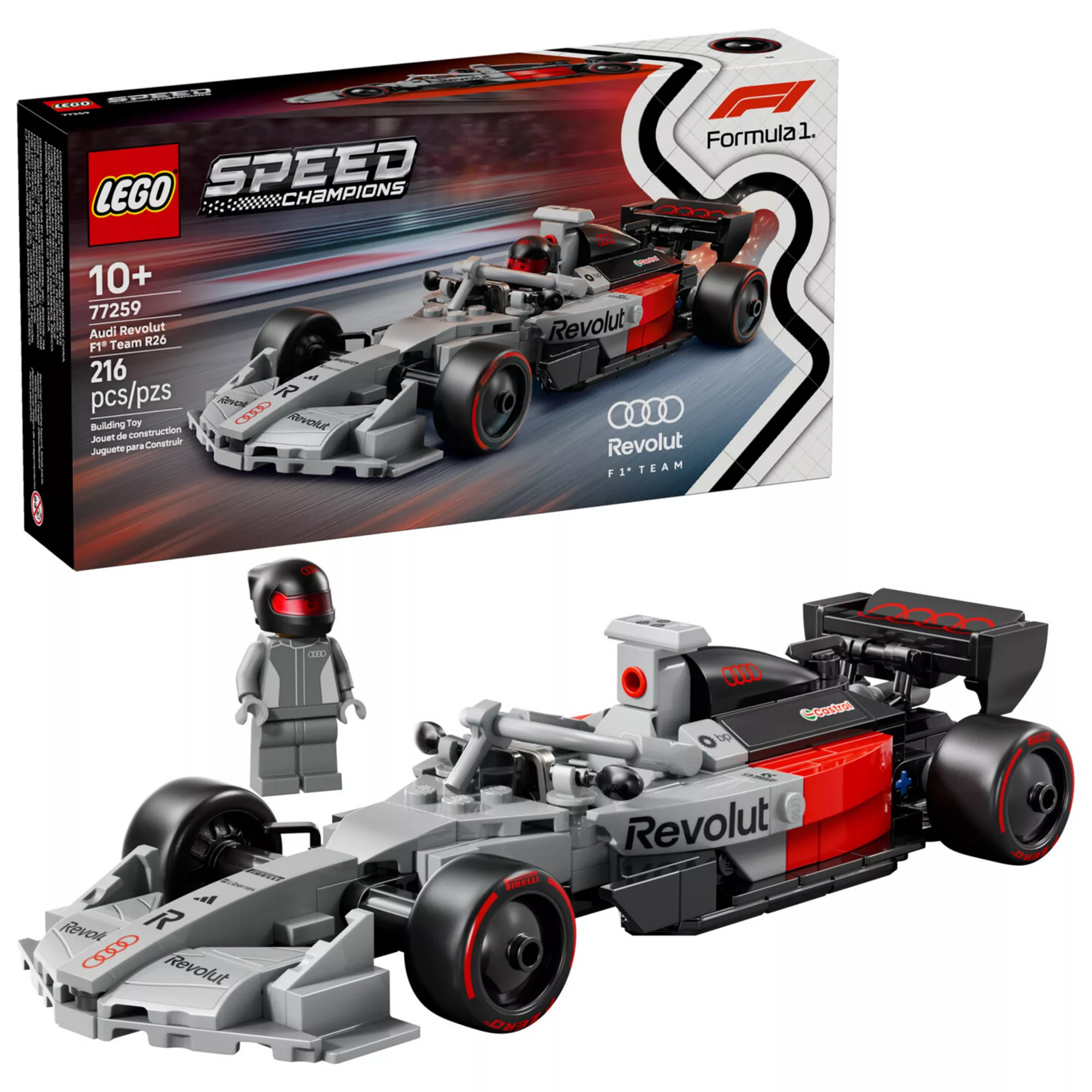 LEGO Speed Champions Audi Revolut F1 Team R26 Building Kit (216 Pieces) | Kohl's