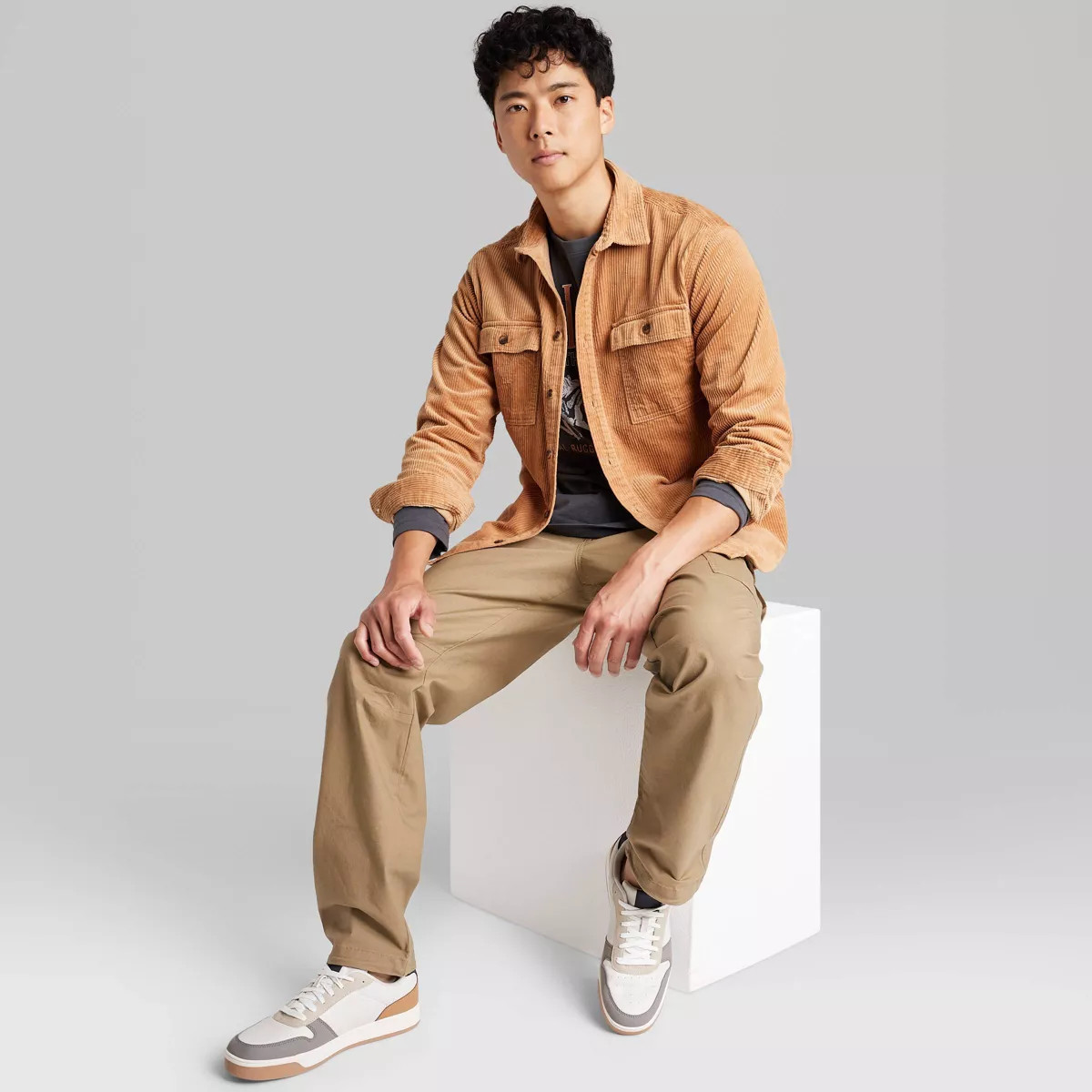 Men's Casual Fit Corduroy Button-Down Shirt - Original Use™ | Target