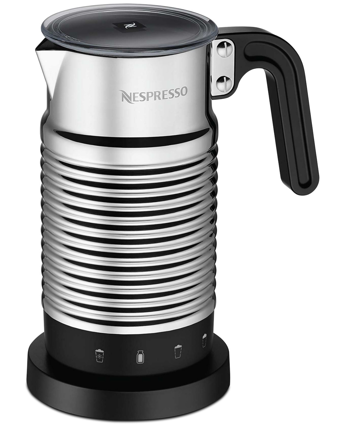 Nespresso Aeroccino 4 Milk Frother - Chrome | Macy's