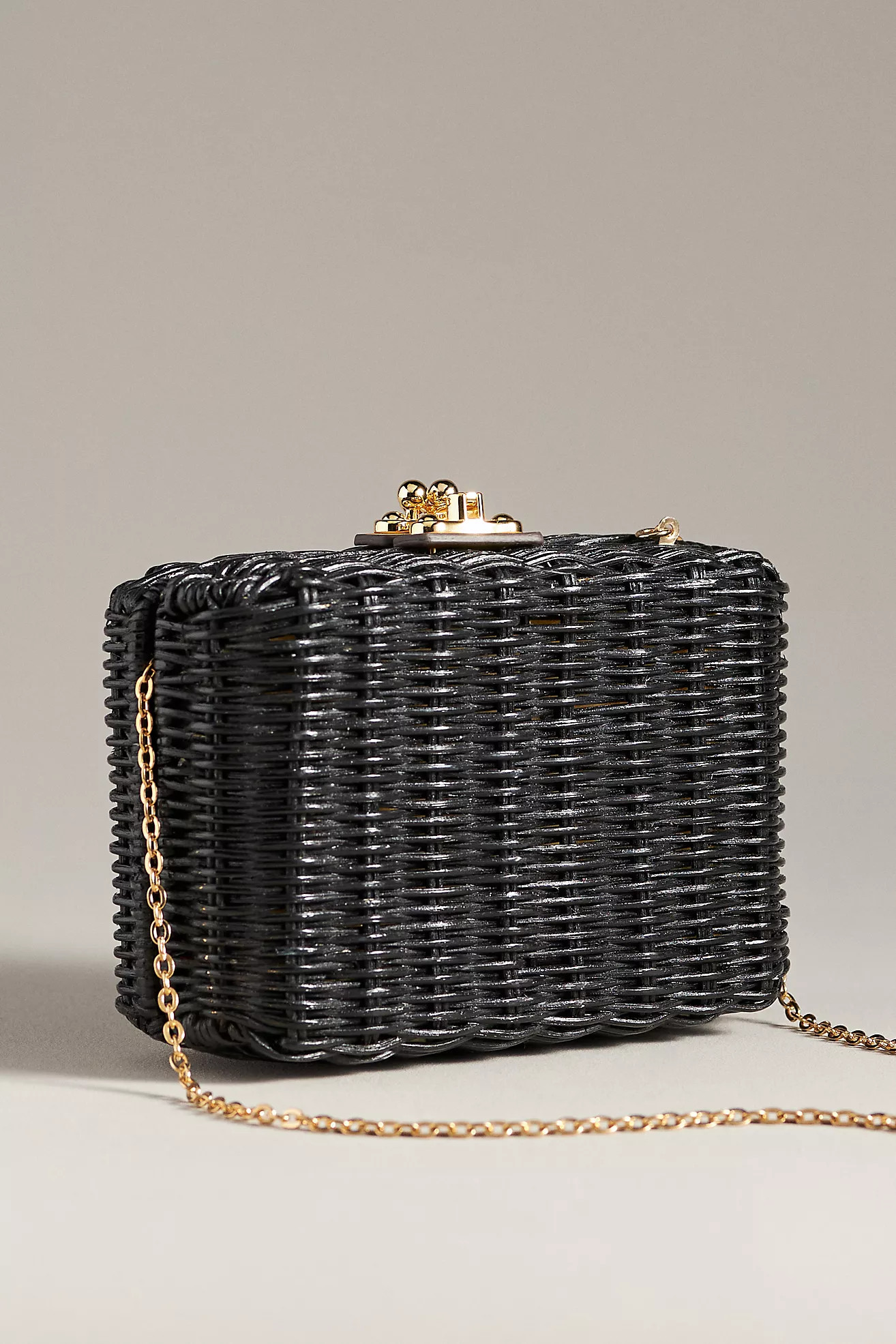 Frances Valentine Paige Wicker Box Clutch | Anthropologie (US)