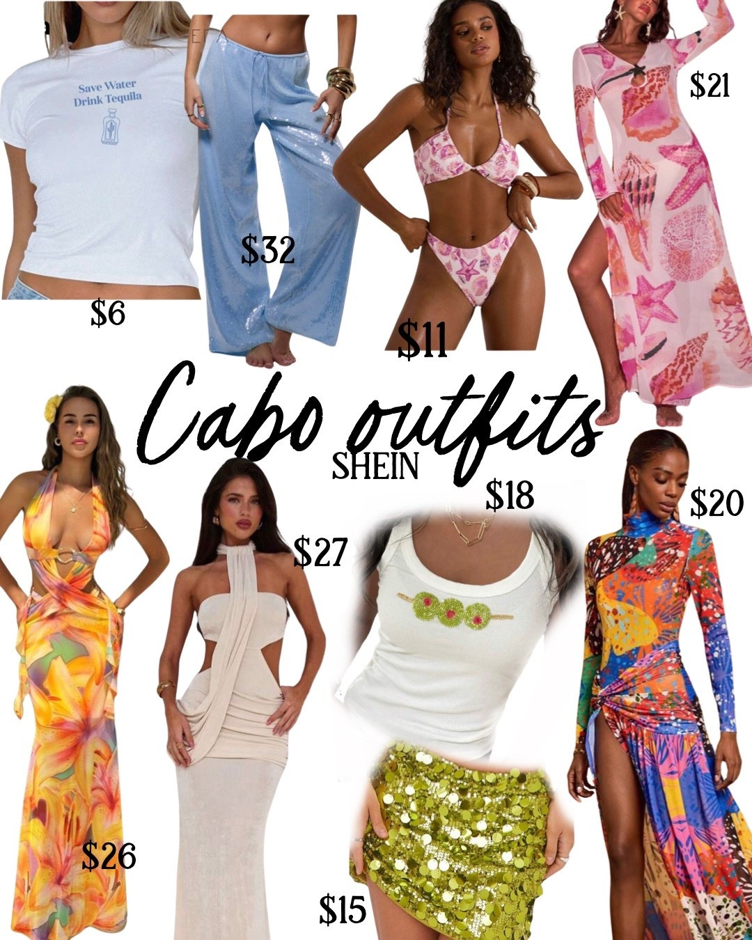 Vacation outfits - maxi dress - vacation dress - sparkly pants - crop top - matching set - matching swimsuit - SHEIN - anthropology- sequin skirt - mini skirt - floral dress - resort wear - resort outfit - fall break - spring break - summer break - vacay look - swim 

#LTKSwim #LTKFindsUnder50 #LTKTravel
