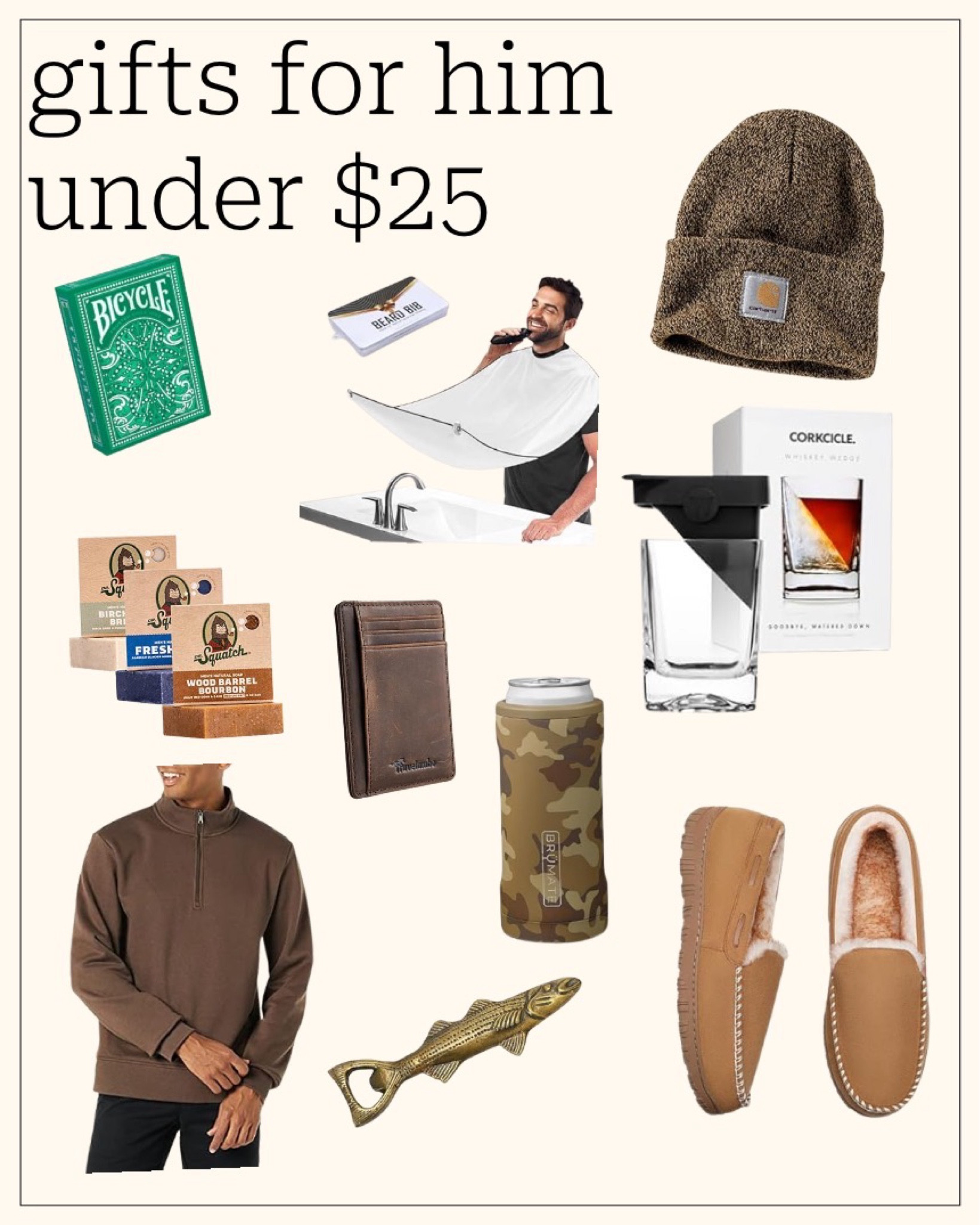gift ideas for men under $25

#LTKHoliday #LTKMens #LTKGiftGuide