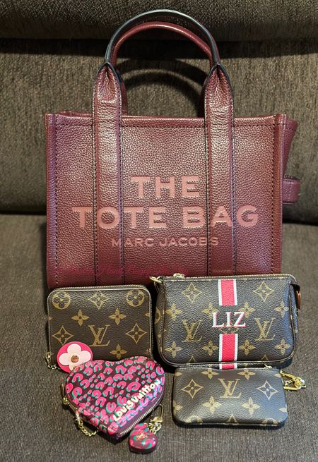 Happy Tote Tuesday! Using my Lovely Small Marc Jacobs The Tote Bag in Chianti. I also added my LV slgs: My heritage Mini Pochette, Blooms Zippy Coin Purse, Key Cles and Stephen Sprouse Heart Coin. 

#LTKGiftGuide #LTKitbag #LTKstyletip