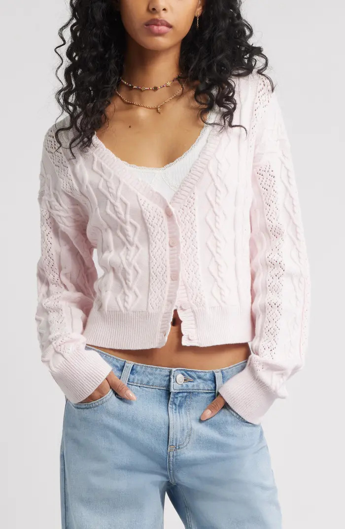 Mixed Stitch Cardigan | Nordstrom