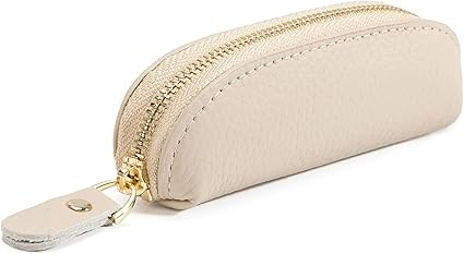 Full Grain Leather Coin Pouch - Travel Small Coin Purse with Zipper - Mini Key Pouch Change Purse... | Amazon (US)