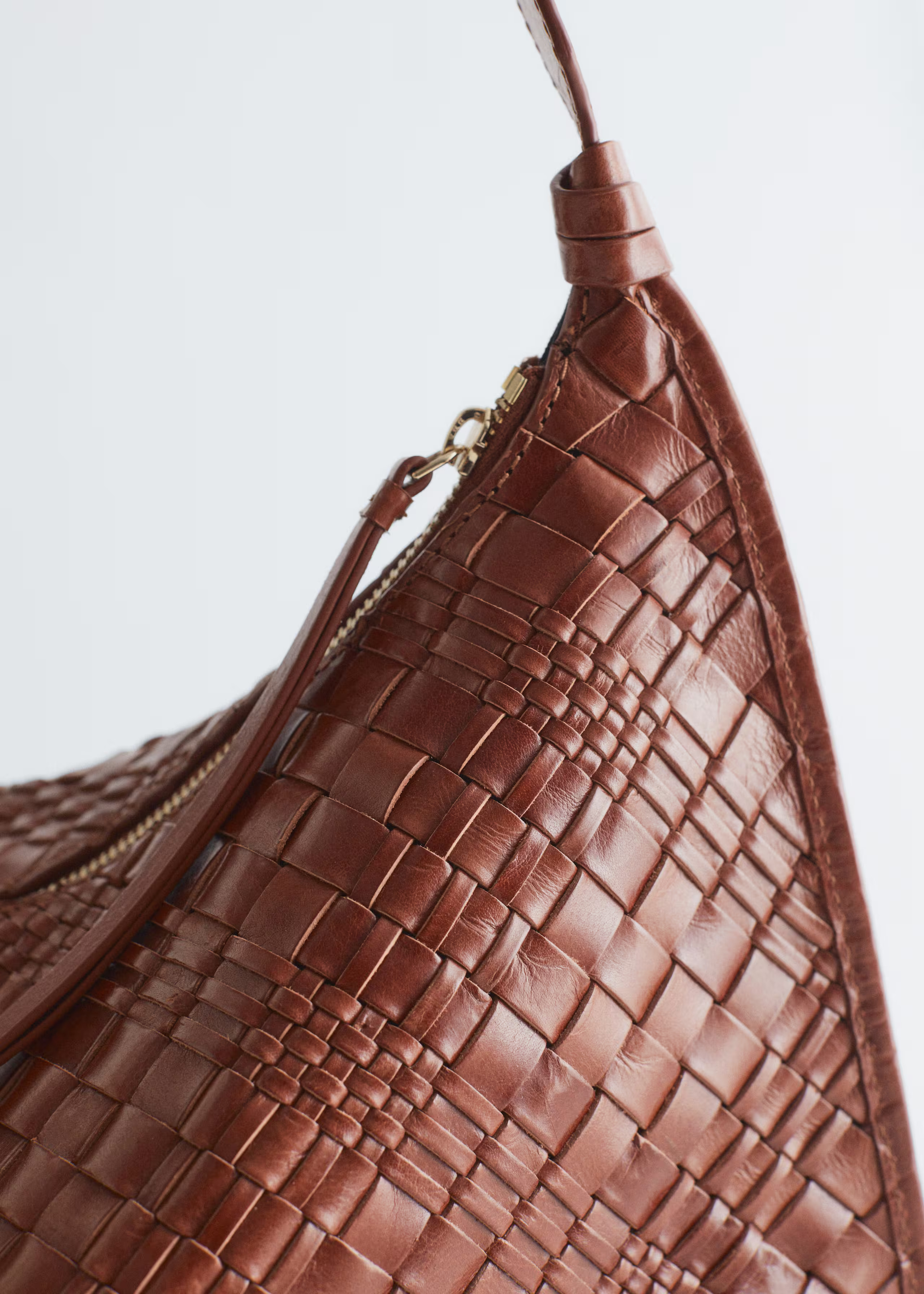 Interwoven Leather Tote Bag | & Other Stories UK