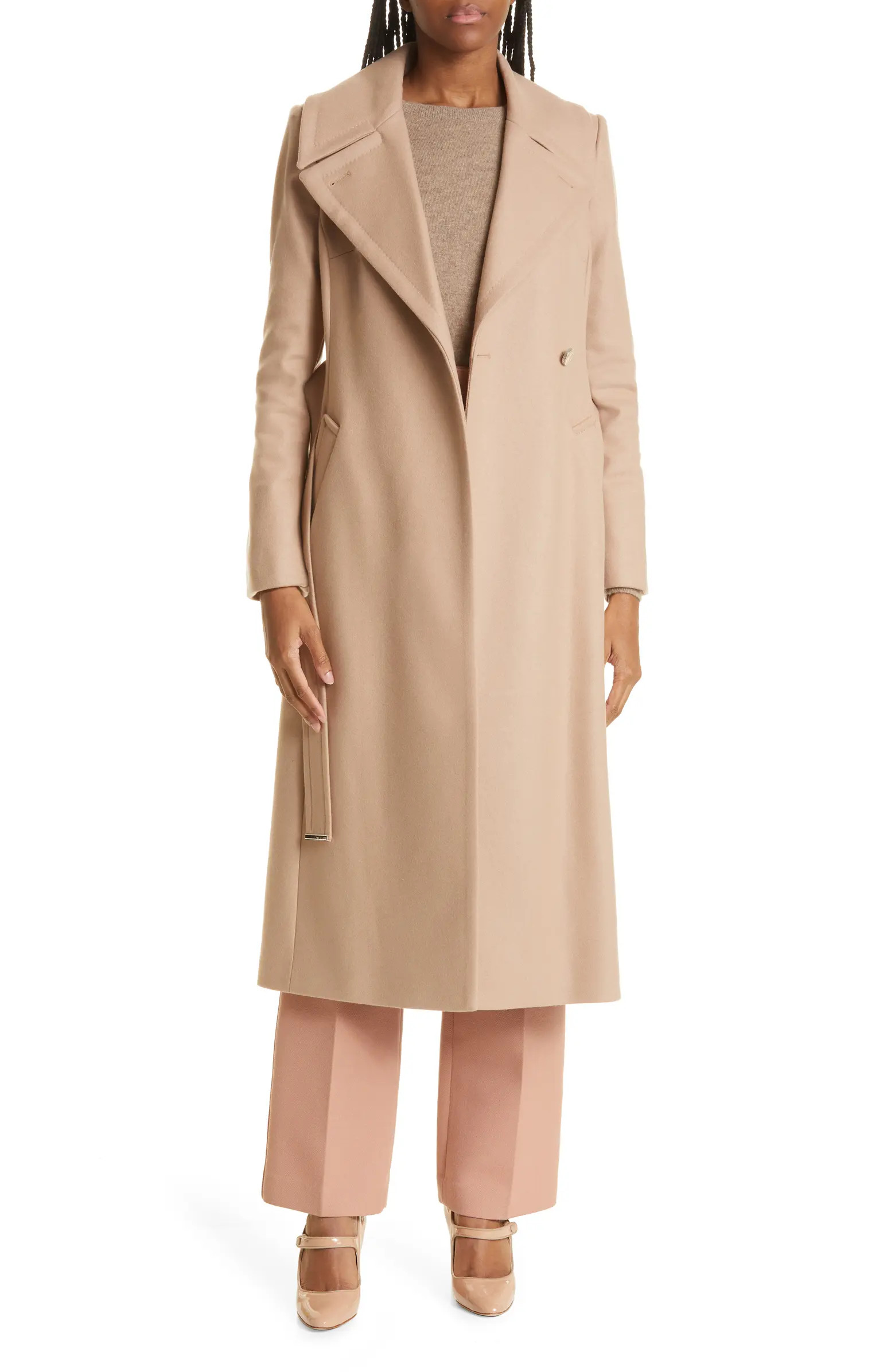 Rosiey Cotton Blend Longline Coat | Nordstrom