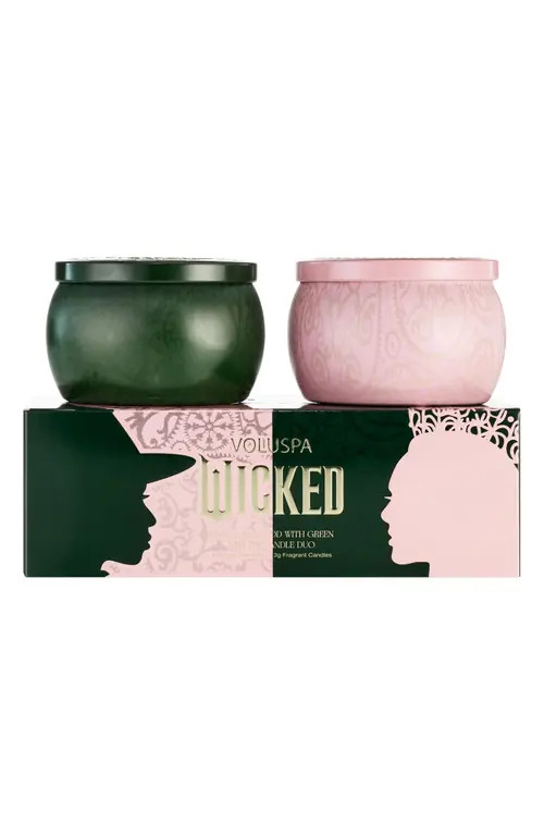 Voluspa ""Wicked"" Pink Goes Good With Green Mini Tin Candle Duo at Nordstrom | Nordstrom