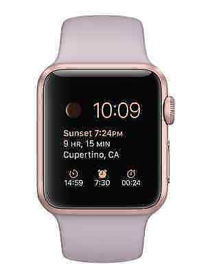 NEW! Apple Watch Series 3 (GPS) 38mm Gold Aluminum Case w/ Pink Sand Sport Band | eBay | eBay US