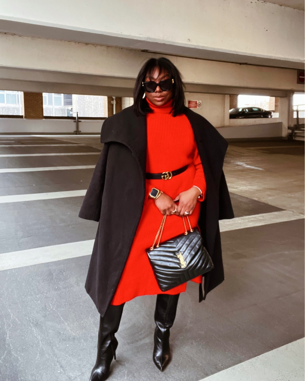 FLASH⚠️Give Him Fever♨️ [Save For Outfit Inspo]

If you can’t tell by now… I LOVE a quality jumper dress. This one is a gorgeous red with some saucy splits up the side. But, if you are ever concerned about how this style fits to your body, break it up and bring some interesting shape using a statement belt. #wardrobestyling 

- Jumper dress @zara
- Coat Therapy London @houseoffraser
- Boots @asos
- Loulou medium bag @ysl
- Belt & Sunglasses @gucci / @eyewearclub_

#fashionstyling #fbloggeruk #howtowearit #curvyfashionblogger #midsizeoutfit

#LTKeurope #LTKstyletip #LTKcurves