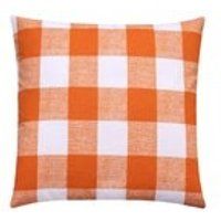 Orange Buffalo Check Pillow Cover, Orange White Throw Pillow Cover, Buffalo Check Pillow, Orange Accent Pillow, Gingham Pillow, Fall Decor | Etsy (US)
