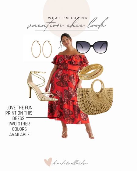 Affordable vacation chic from
@walmartfashion #walmartpartner. Sharing everything to put together this look below! Dress comes in straight and plus sizes.#walmart #walmartfashion

#LTKfindsunder50 #LTKstyletip #LTKplussize