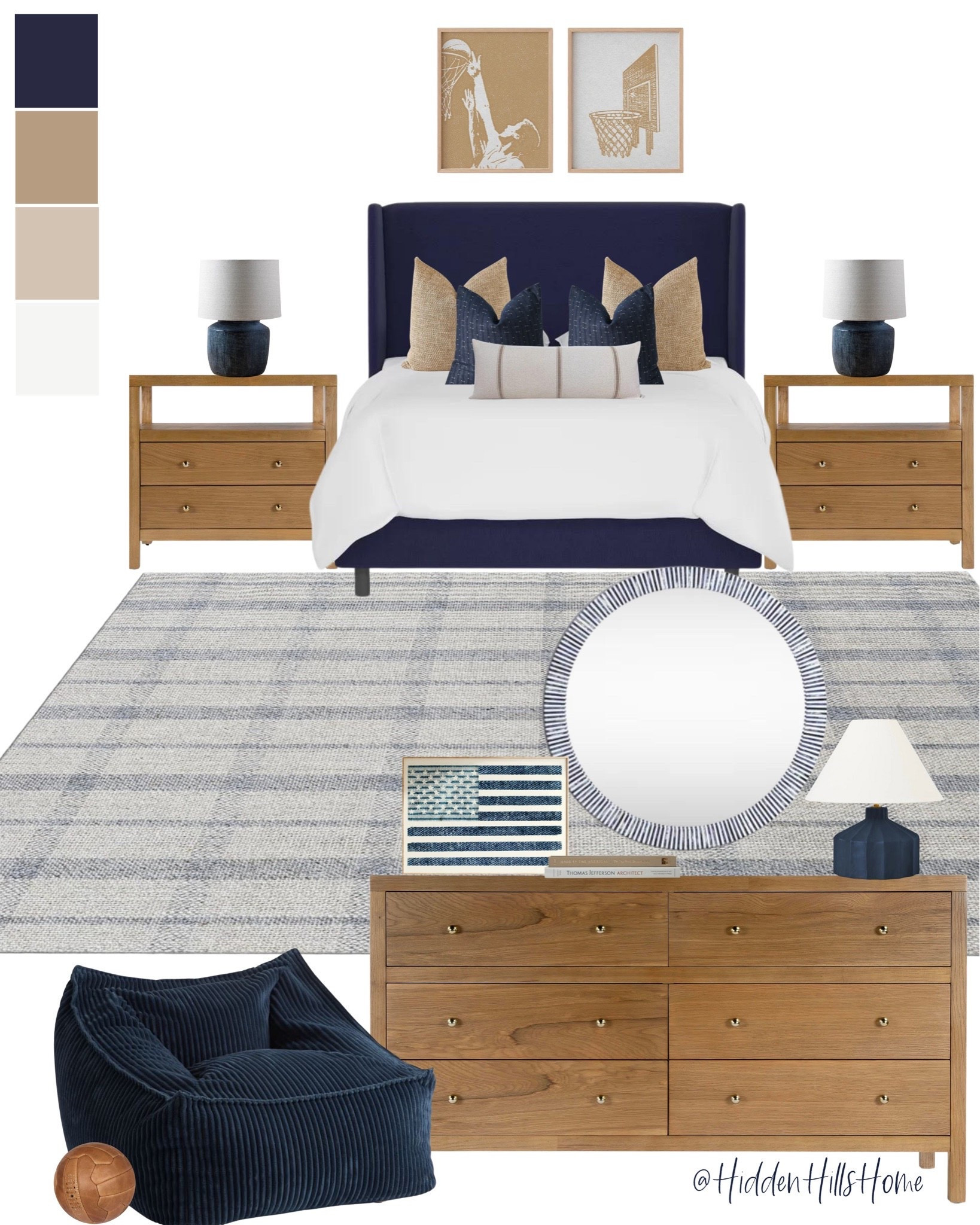 Boys bedroom decor mood board, teen boys room ideas, boys room design inspiration, masculine boys room #boysroom

#LTKHome #LTKSaleAlert #LTKKids