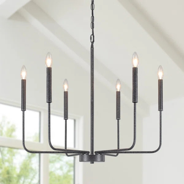 Marshana 6-Light Classic / Traditional Chandelier Modern Farmhouse Candle Style Chandelier | Wayfair North America