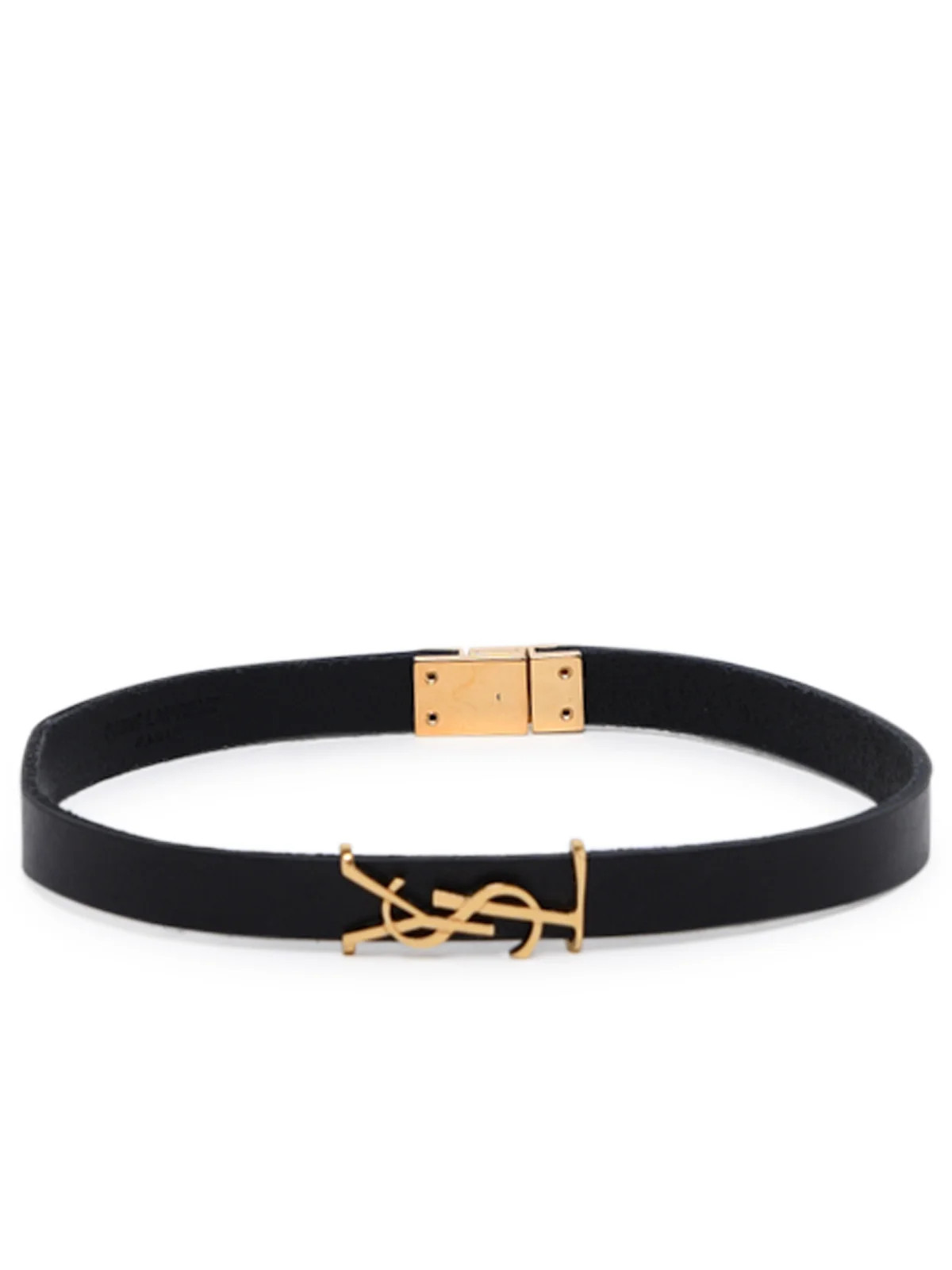 Saint Laurent Cassandre Logo Plaque Bracelet | Cettire Global