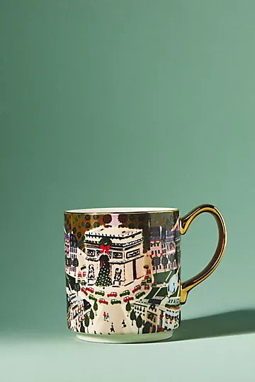 Holiday in the City Mug | Anthropologie (US)
