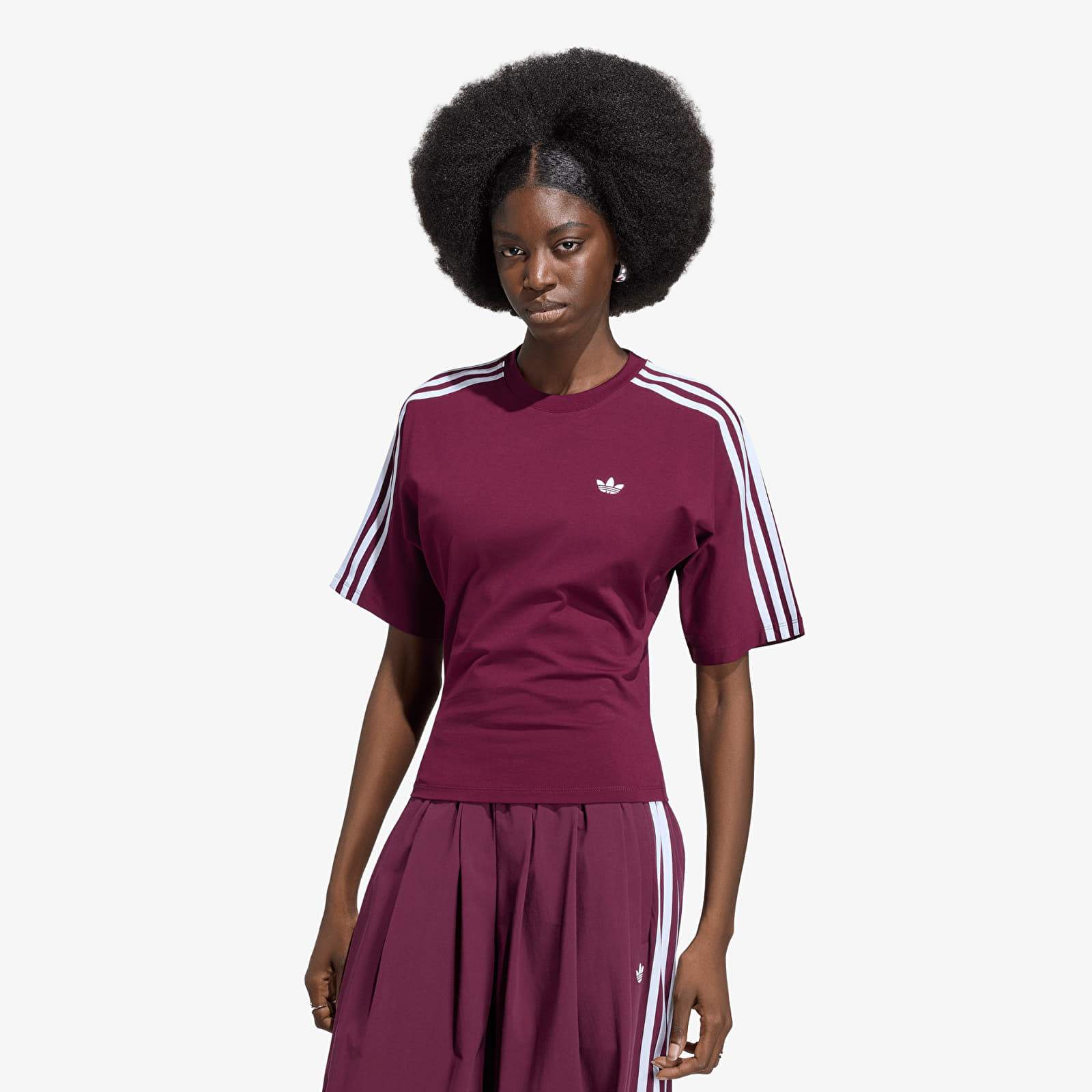 T-shirts adidas Adilenium 5.0 Slim T-Shirt Maroon (KY5092) | Footshop | Footshop