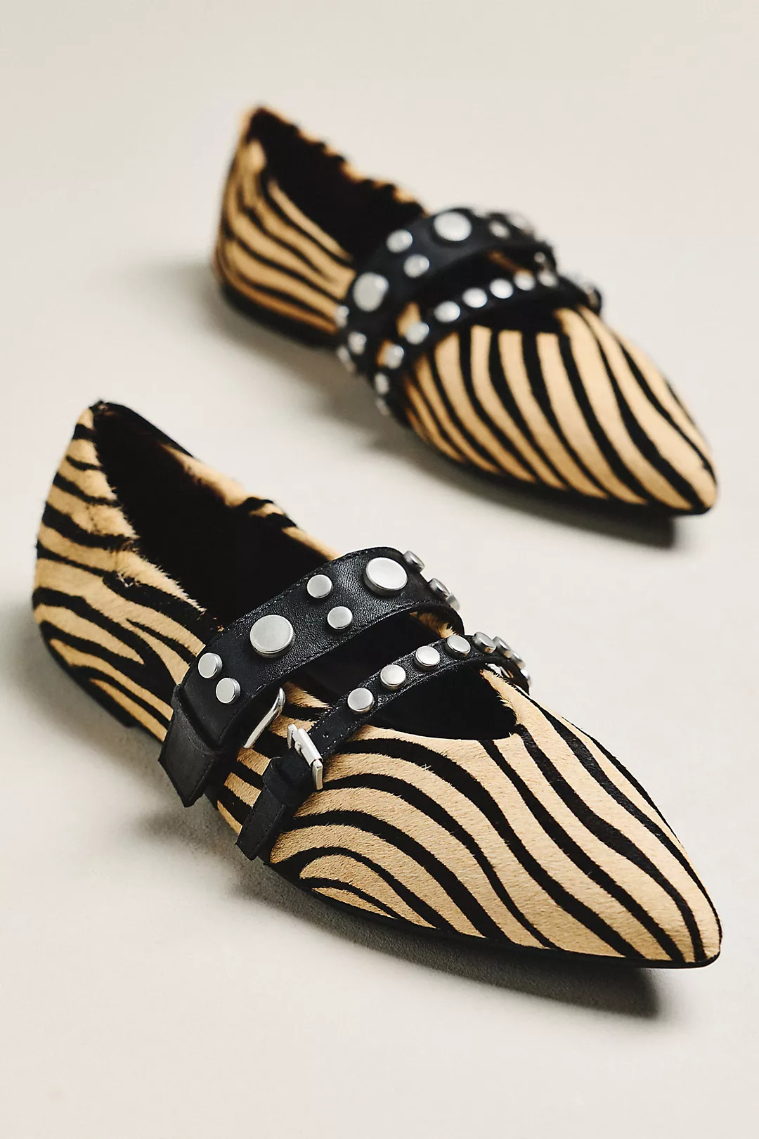 Ash Britnie Pointed-Toe Mary Jane Flats | Anthropologie (US)