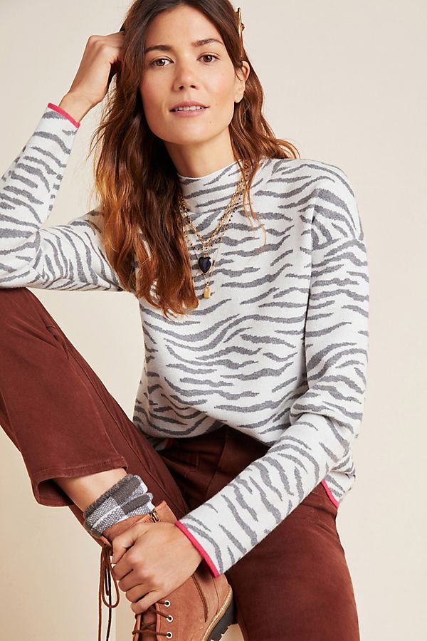 Lizzie Mock Neck Sweater | Anthropologie (US)