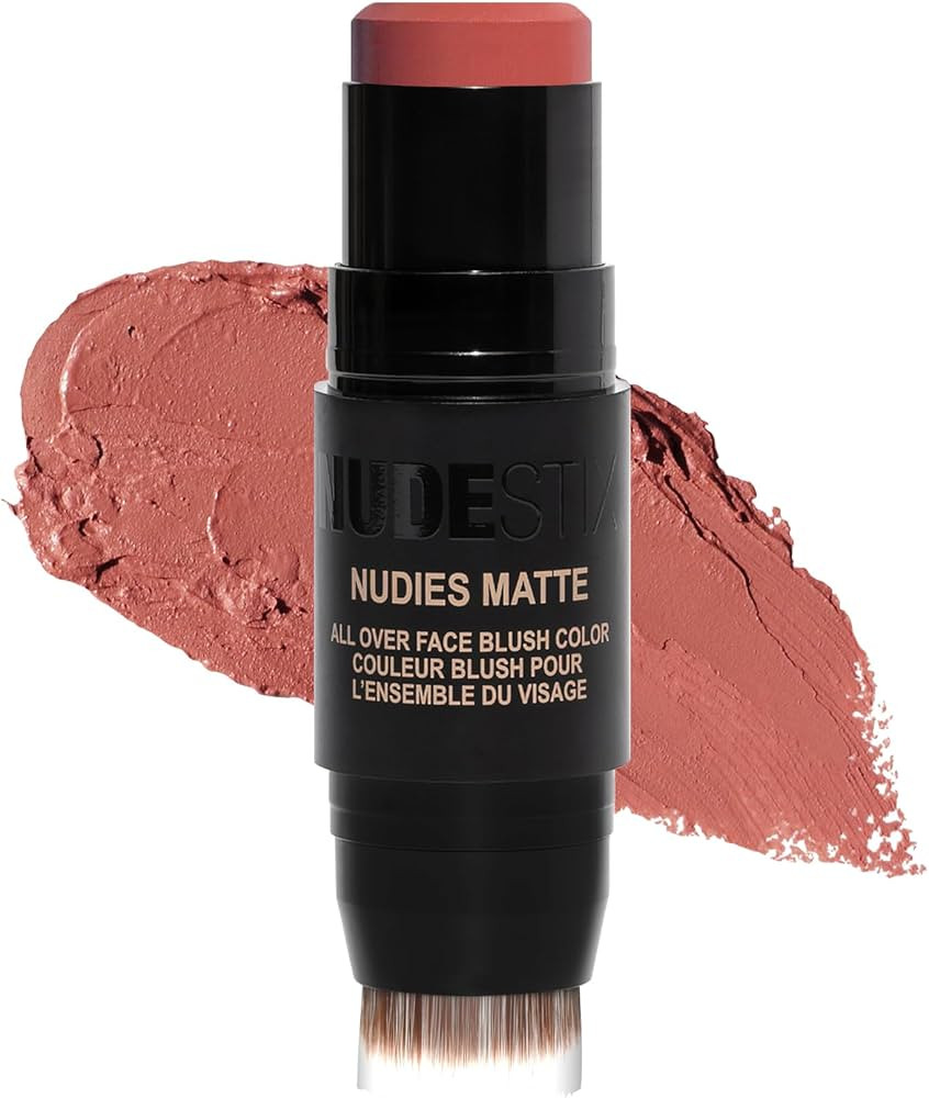 Nudestix Nudies Blush Stick – 3-in-1 Cream Blush for Cheeks, Eyes & Lips with Built-In Brush | ... | Amazon (US)