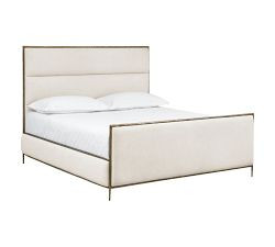Karina Upholstered Platform Bed | Pottery Barn (US)