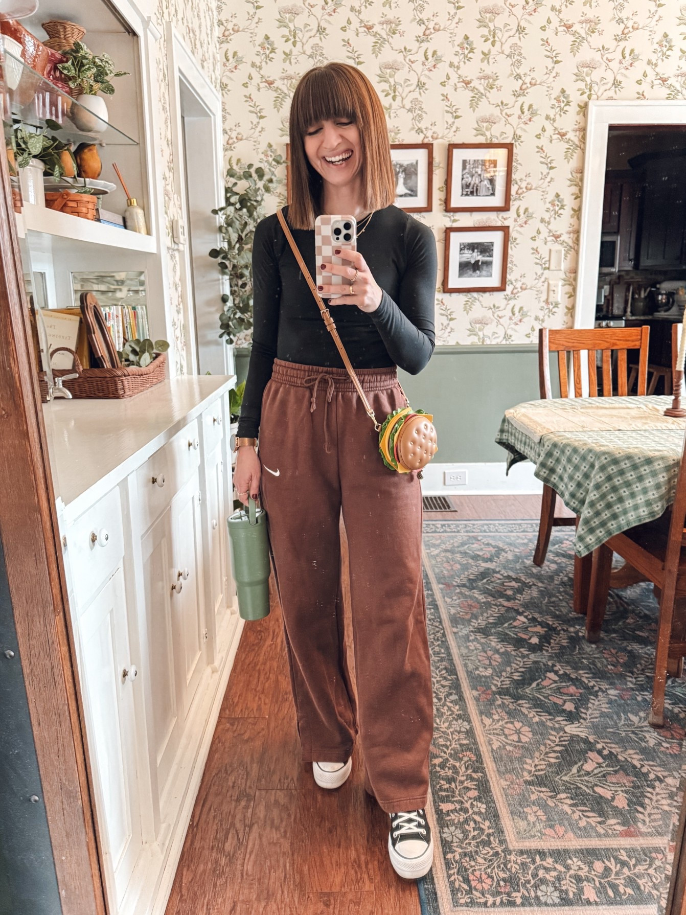 The devil couldn’t reach me because I carry a burger purse and joy. 💪🍔 

#LTKSaleAlert #LTKdayinmylife #LTKselfcare