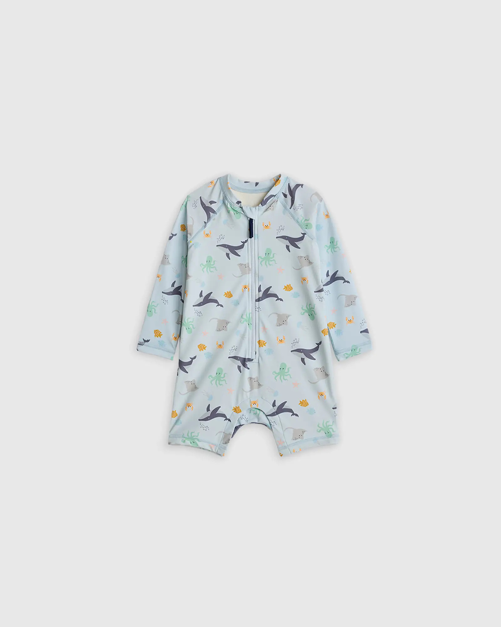 Long Sleeve Zip-Up Rash Guard One-Piece | Quince