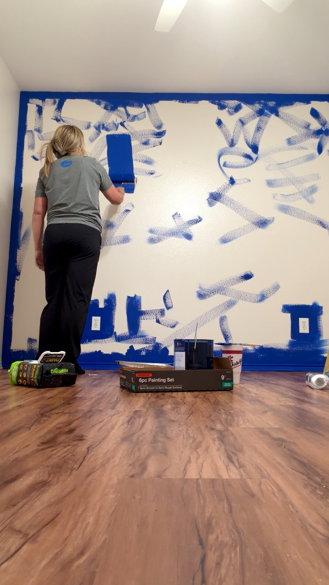 Just prepping for some new roomies here!

My parents home burnt down in October, thankfully they had moved to a different city before it happened so all that was lost was the house. Well, my dad accepted a new position to be closer to us, and they need a place to stay while the house is fixed… so of course we opened our doors! 

Our son is HAPPILY moving into the smaller bedroom to give his Emaw and Papa more space, so we are paining it one of his favorite colors and prepping for the big switch! 

We have a lot of bold and dark colors in our home and we ALWAYS use the Behr Dynasty One Coat. It really works as long as you apply it slowly and with a full coat! 



#LTKOver40 #LTKstorytime #LTKdayinmylife