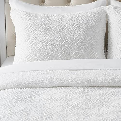 Mellanni King Duvet Cover Set - 3pcs Faux Fur Sherpa Bed Set with 2 Fluffy Shams & 1 Duvet Cover wit | Amazon (US)