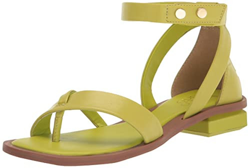 Franco Sarto Womens Parker Ankle Strap Sandal Pear Green Leather 5.5 M | Amazon (US)