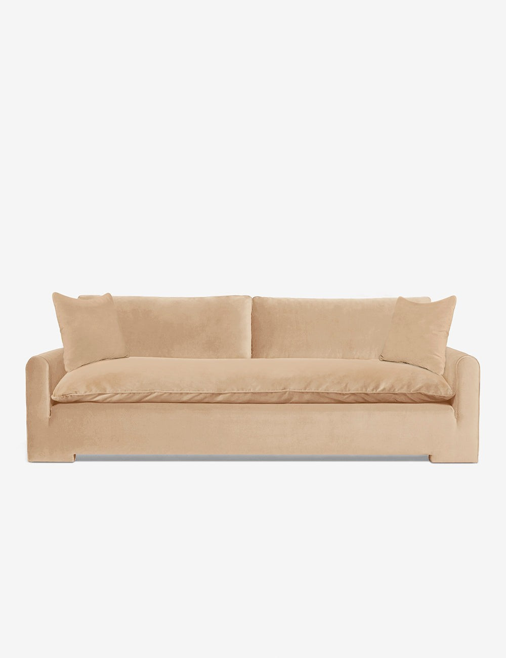 Rupert Sofa by Sarah Sherman Samuel, Brie Velvet 102"W | Lulu and Georgia 