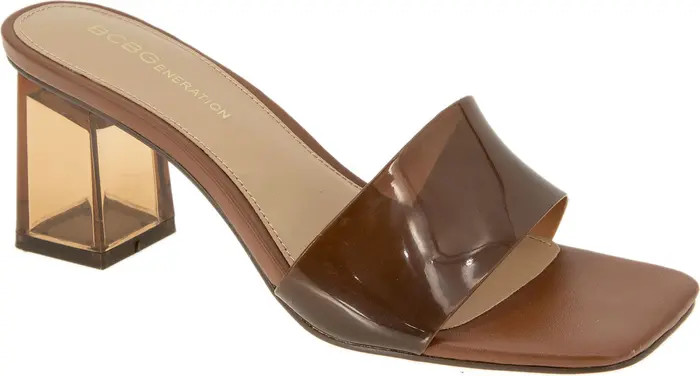 Luckee Block Heel Slide Sandal (Women) | Nordstrom