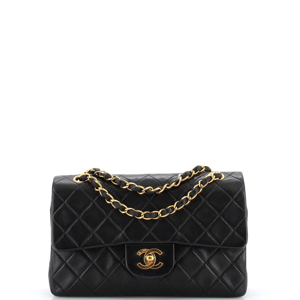 Vintage Classic Double Flap Bag Quilted Lambskin Small | Rebag