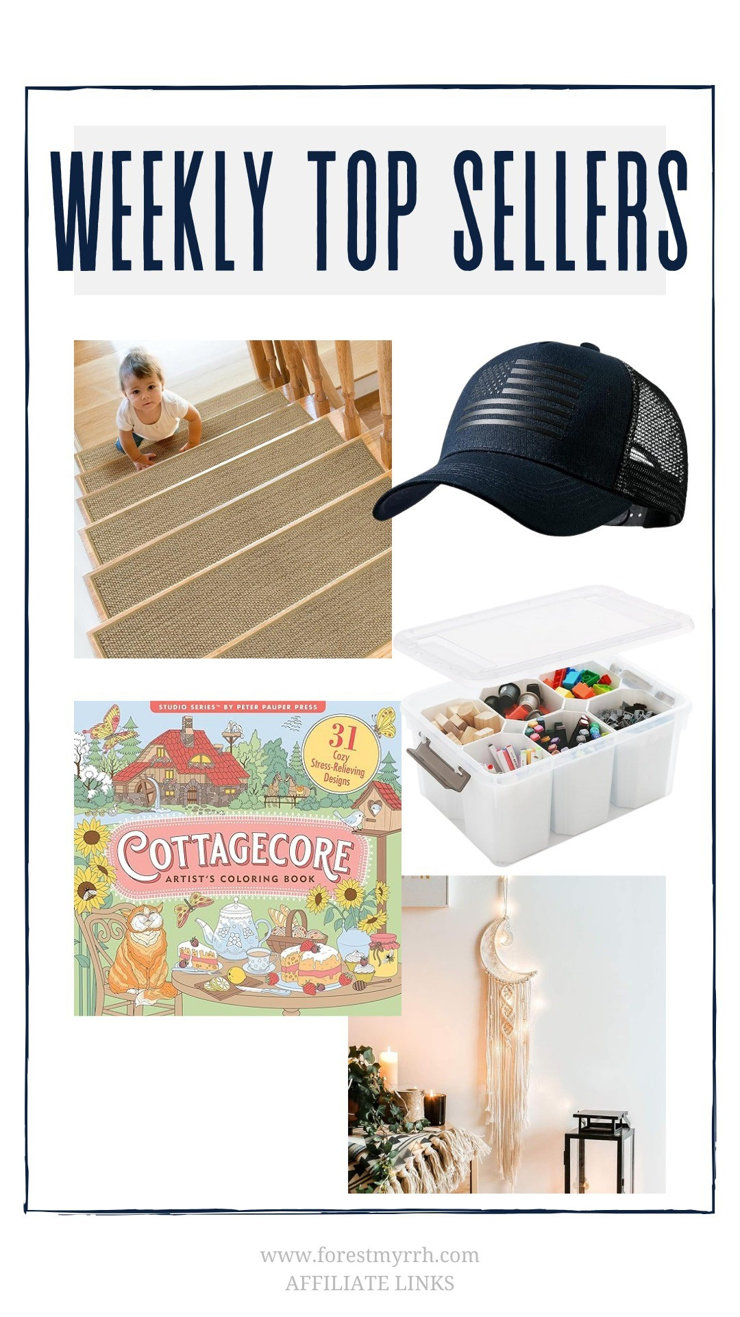 Top Sellers This WeekHome DecorBoho Home DecorHome RenovationMemorial Day HatMemorial Day OutfitPatrioticAmazon FindsCottagecoreOrganization

#LTKfindsunder100 #LTKfamily #LTKhome