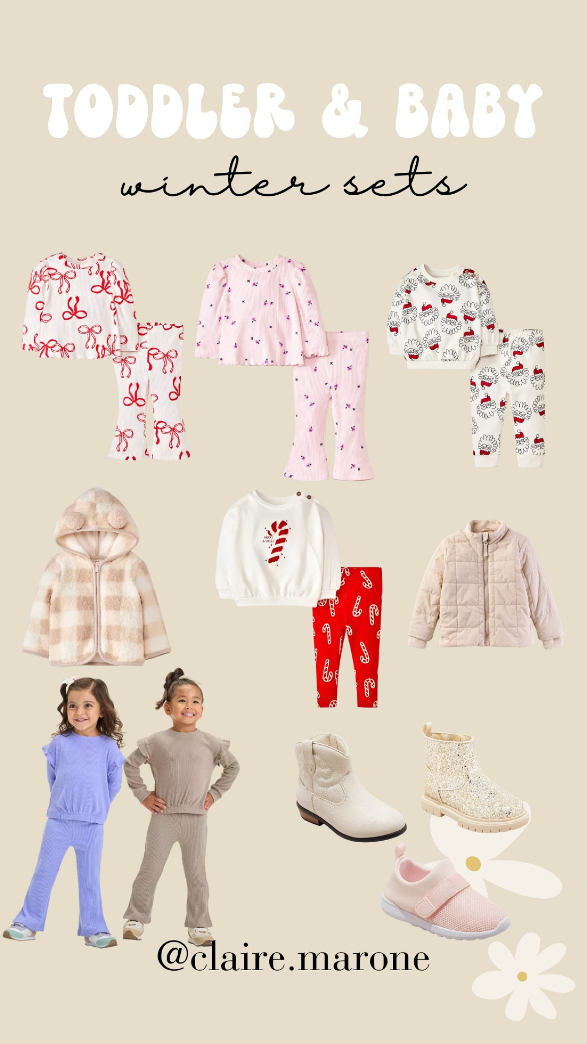 I’m sure you aren’t surprised when I say that the girls have these outfits in both of their sizes 😅 I can’t help but match them! Super affordable and great quality with a bonus of soooo cute  

#LTKGiftGuide #LTKKids #LTKBaby