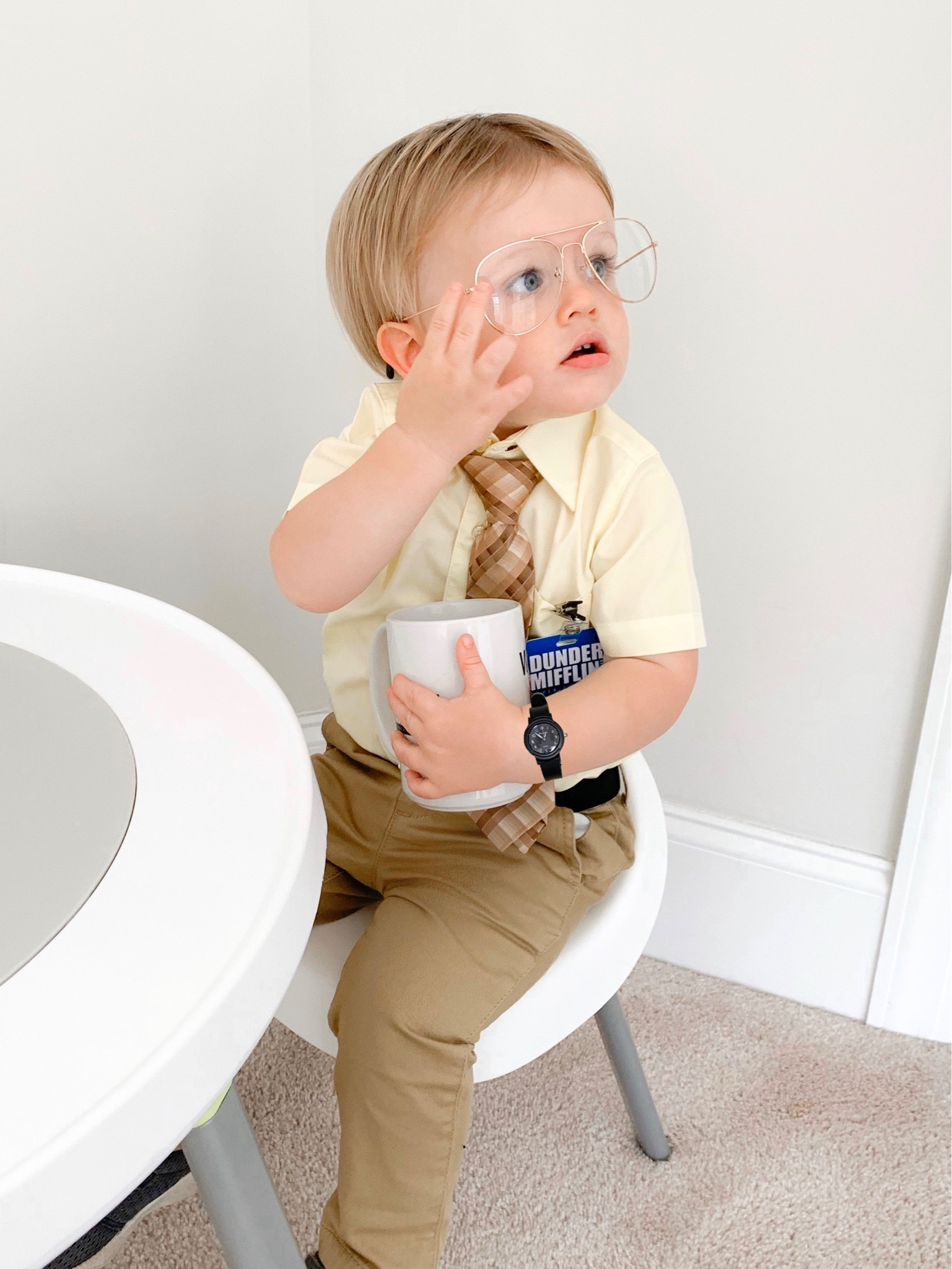 baby dwight costume, toddler dwight costume, halloween costume ideas, funny halloween costume, the office costumes, dwight office costume

#LTKbaby #LTKHalloween #LTKfamily