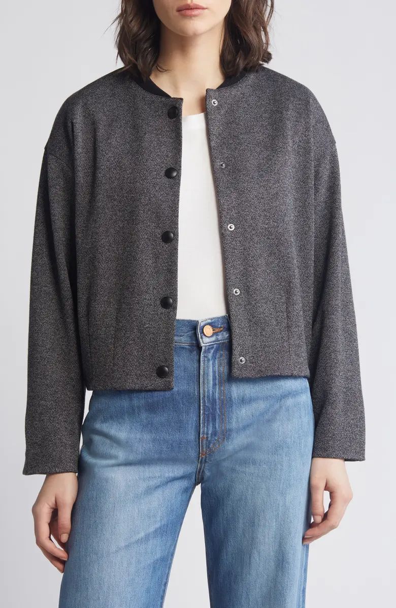 Wit & Wisdom Knit Bomber Jacket | Nordstrom | Nordstrom