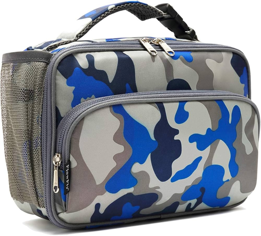 FlowFly Kids Lunch box Insulated Soft Bag Mini Cooler Back to School Thermal Meal Tote Kit for Gi... | Amazon (US)