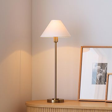Beatrix Table Lamp (20.5") - Linen Shade | West Elm (US)