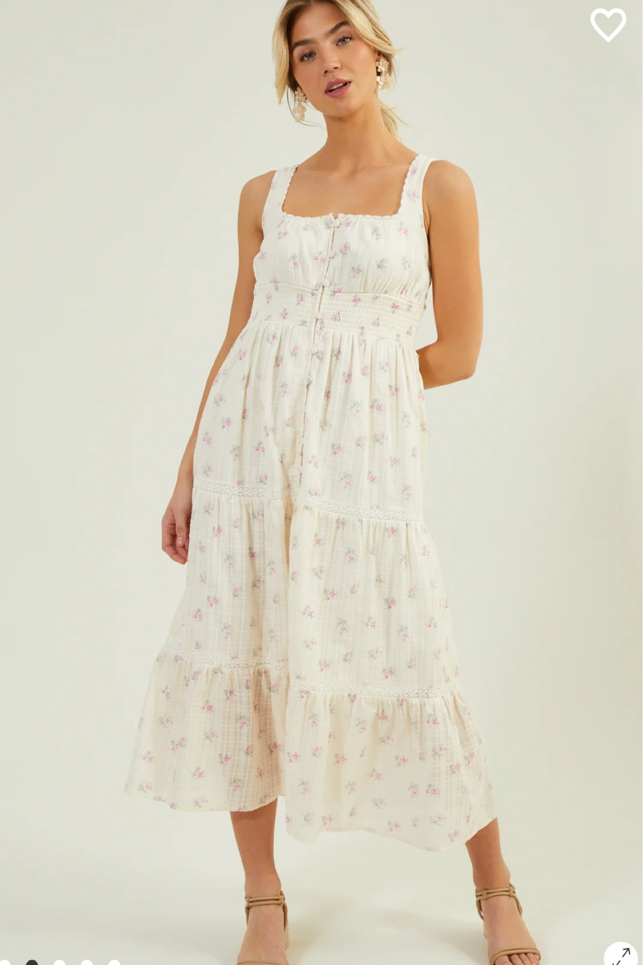 Romantic and feminine dress perfect for maternity or newborn sessions! 

#LTKbump #LTKstyletip #LTKfindsunder100