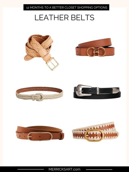 My favorite leather belts for June! 

#LTKStyleTip #LTKSeasonal