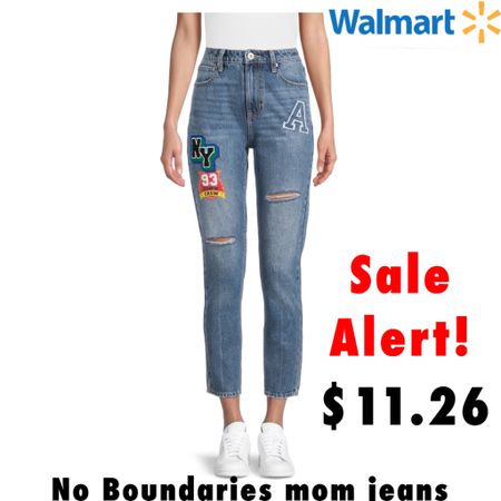 Found these Walmart mom jeans on sale right now for only $11.26!! 

#LTKsalealert #LTKstyletip #LTKU